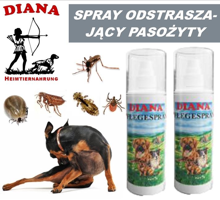 Pflege Spray 200ml Diana Na pasożyty, swiąd