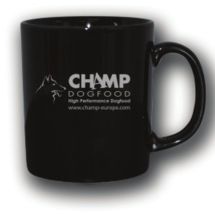 Kubek Champ z logo i podobizną Owczarka