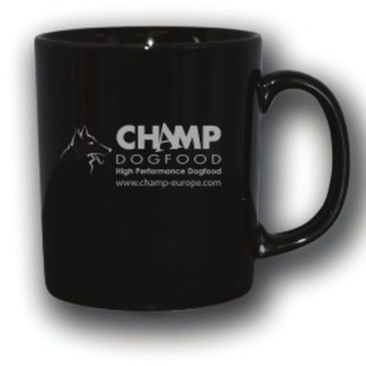 Kubek Champ z logo i podobizną Owczarka