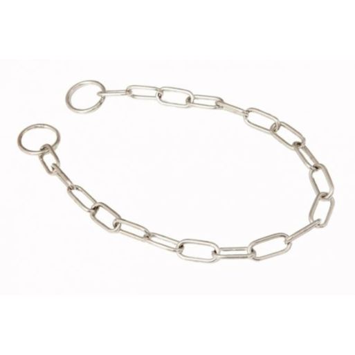 Łańcuszek dławik obroża zaci ŚREDNIE OGNIWO 45cm N