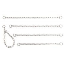 Łańcuszek dławik obroża zaci ŚREDNIE OGNIWO 45cm N
