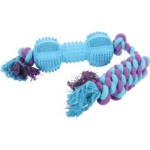 Sztanga kauczukowa ze sznurem 34cm zabawka dla psó