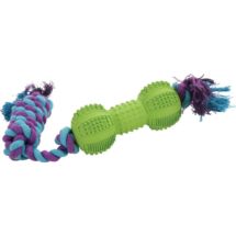 Sztanga kauczukowa ze sznurem 34cm zabawka dla psó