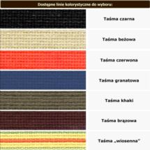 Smycz PRR Regulowana 160-300cm, szer.3,0cm Bawełna