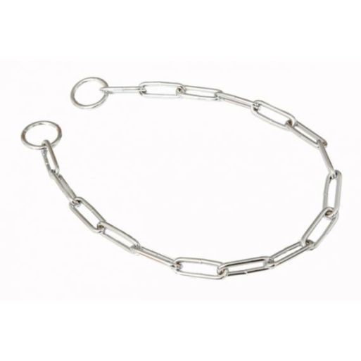 Łańcuszek obroża dławik zacisk DŁUGIE OGNIWO 75cm