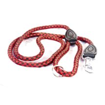 Smycz z linki wykończona skórą 12x150cm