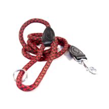 Smycz z linki wykończona skórą 12x150cm