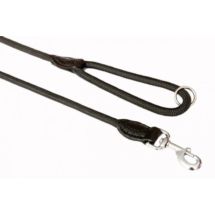 Smycz z linki wykończona skórą 12x150cm