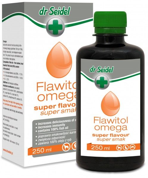 Flawitol Omega Super Smak 250ml oleje rybne