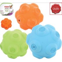 Piłka kauczukowa z dzwiękiem 9,5cm zabawka dla psa