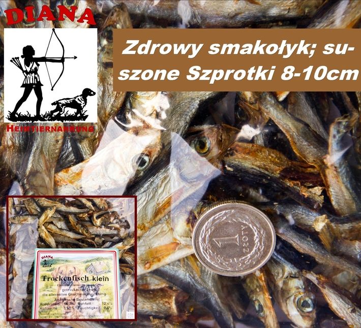 Trockenfisch klein Diana 200g Szprot
