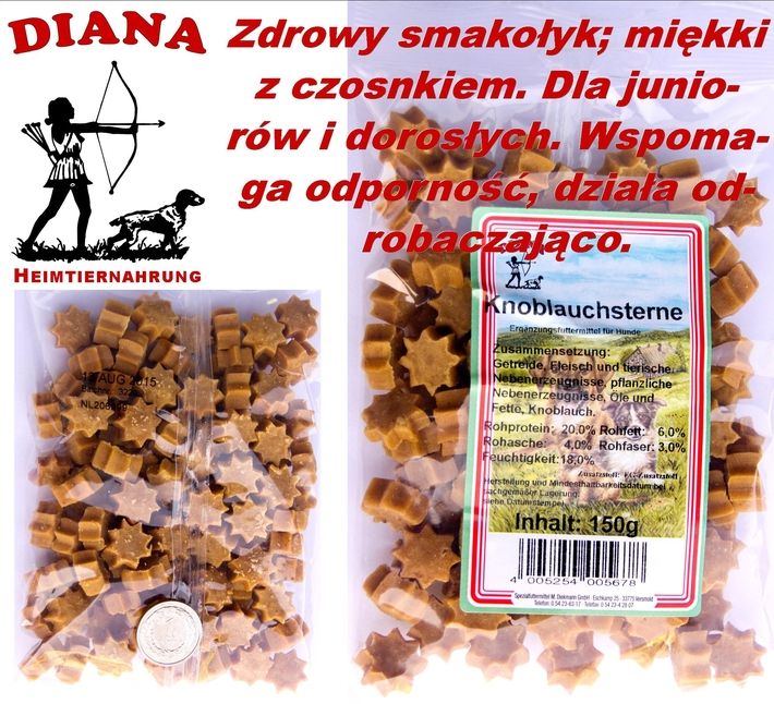 Knoblauch - Sterne Diana 15x150g Miękki z Czosnkie