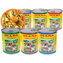 Zestaw 6x800g puszek i 1kg Gemuse Mix Diana