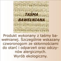 Obroża P 49-85cm, szer. 3,0cm Bawełna