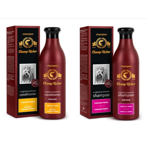 Szampon i Odżywka dla Yorków serii Champ Richer