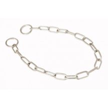 Łańcuszek dławik obroża zacisk ŚREDNIE OGNIWO 65cm