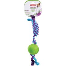 Piłka kauczukowa ze sznurem 33cm Zabawka dla psa