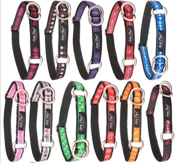 Obroża 3NX 26-48cm, szer. 2cm PÓŁZACISKOWA