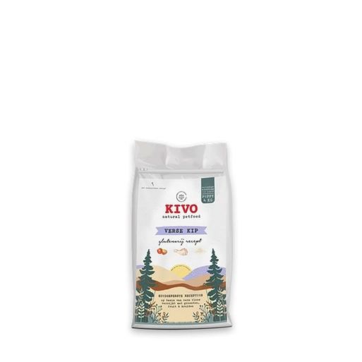 Kivo Świeży Kurczak PUPPY, tłoczona na zimno 4kg