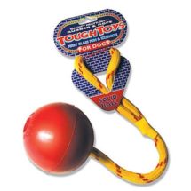 Happy Pet Tough Toys 3,25"/8,0cm Rubber Rope Ball