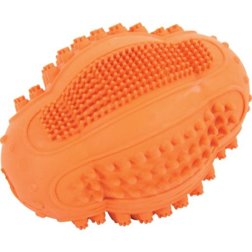 Piłka kauczukowa Rugby DENTAL 8cm zabawka dla psa