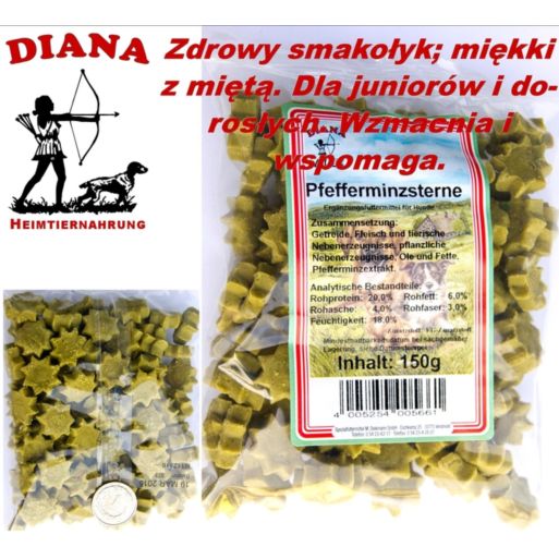 Pfefferminz - Sterne Diana 15x150g Miękki z Miętą