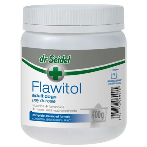 Flawitol witaminy minerały dla psów dorosłych 400g