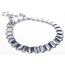 Obroża Blaszki R 3 dla psa stal CHROMOWANA 50-60cm