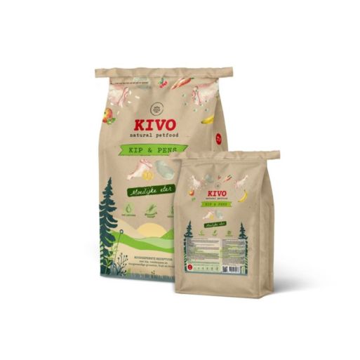 Kivo Kurczak Żwacz Wołowy Ryż tłoczona na zimno14k