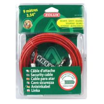 Linka stalowa w otulinie z amortyzatorem dla psa 9