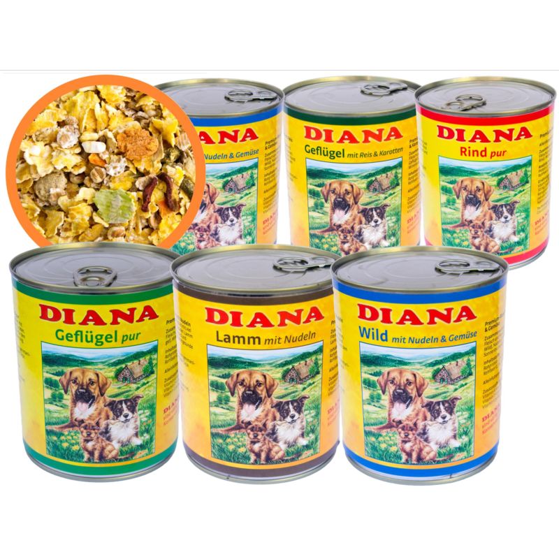 Zestaw 24x800g puszek i 10kg Wypełniacza Vollkornf