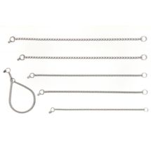 Łańcuszek dławik obroża zaci KRÓTKIE OGNIWO 60cm N