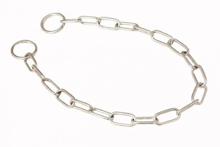 Łańcuszek dławik obroża zaci ŚREDNIE OGNIWO 55cm N