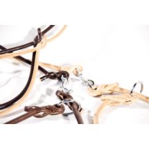 Obroża zaciskowa z skóry okr. 6mm/40cm