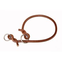 Obroża zaciskowa z skóry okr. 8mm/55cm
