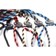 Ringówka smycz z skórzanym regulatorem 6mm x150cm