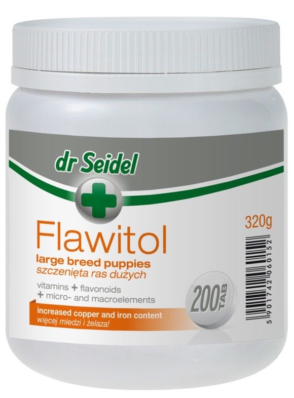Flawitol szczenięta i suki karmiące ras dużych 200