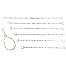 Łańcuszek obroża dławik zacisk DŁUGIE OGNIWO 70cm