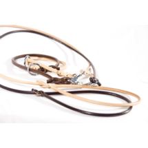 Smycz z skóry okrągłej 6mm/120cm