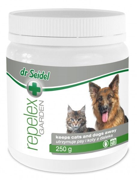 Repelex Ogród 250g utrzymuje psy i koty z daleka