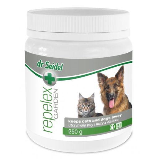 Repelex Ogród 250g utrzymuje psy i koty z daleka