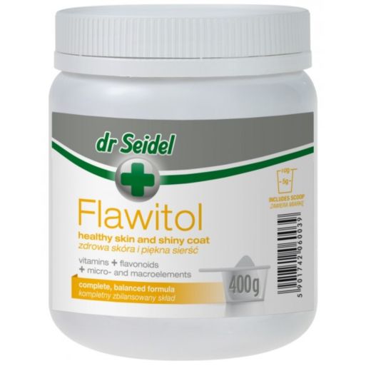 Flawitol zdrowa skóra i piękna sierść 400g w prosz
