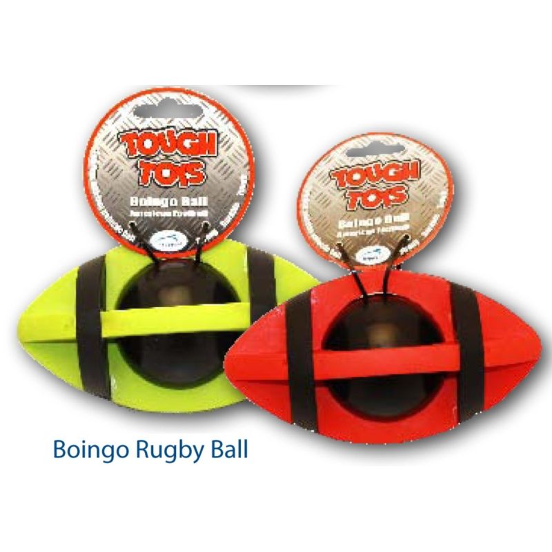 Happy Pet Tough Toys Boingo Rugby Ball