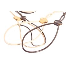 Ringówka z skóry okr. skórzany regulator 6mm/130cm