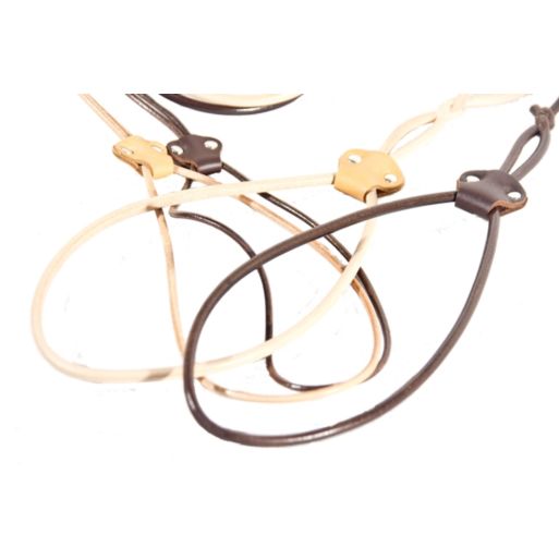 Ringówka z skóry okr. skórzany regulator 6mm/130cm