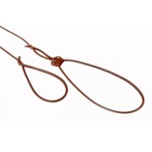 Ringówka z skóry okr. skórzany regulator 6mm/130cm