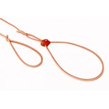 Ringówka z skóry okr. skórzany regulator 6mm/130cm