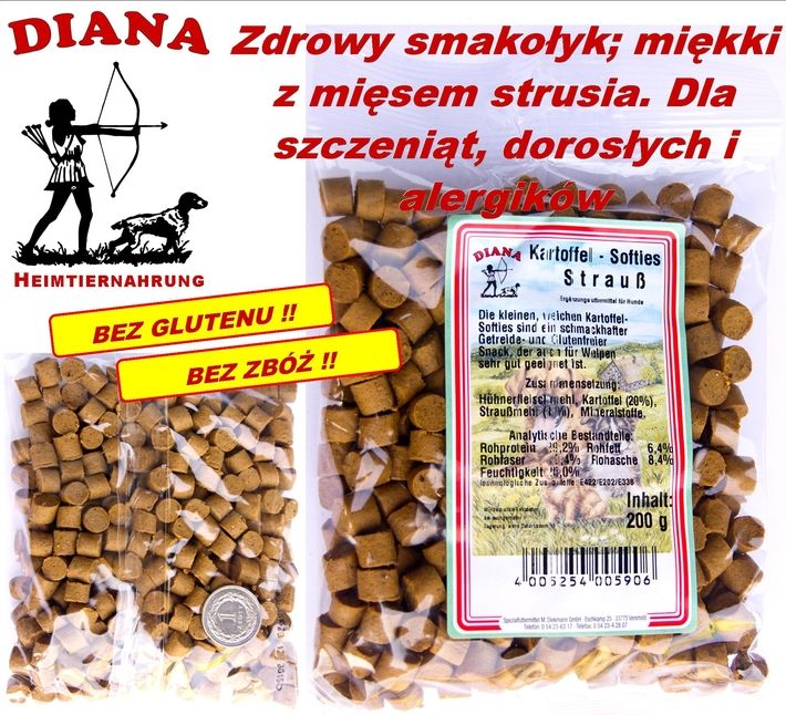 Kartoffel Softies - Strauss Diana 8x200g Struś GF