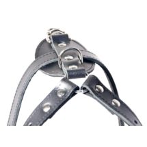 Szelki ze skóry wzmacniane 100 (84-100cm)