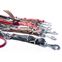 Smycz ze Skóry regulowanej długości 10mm / 220cm